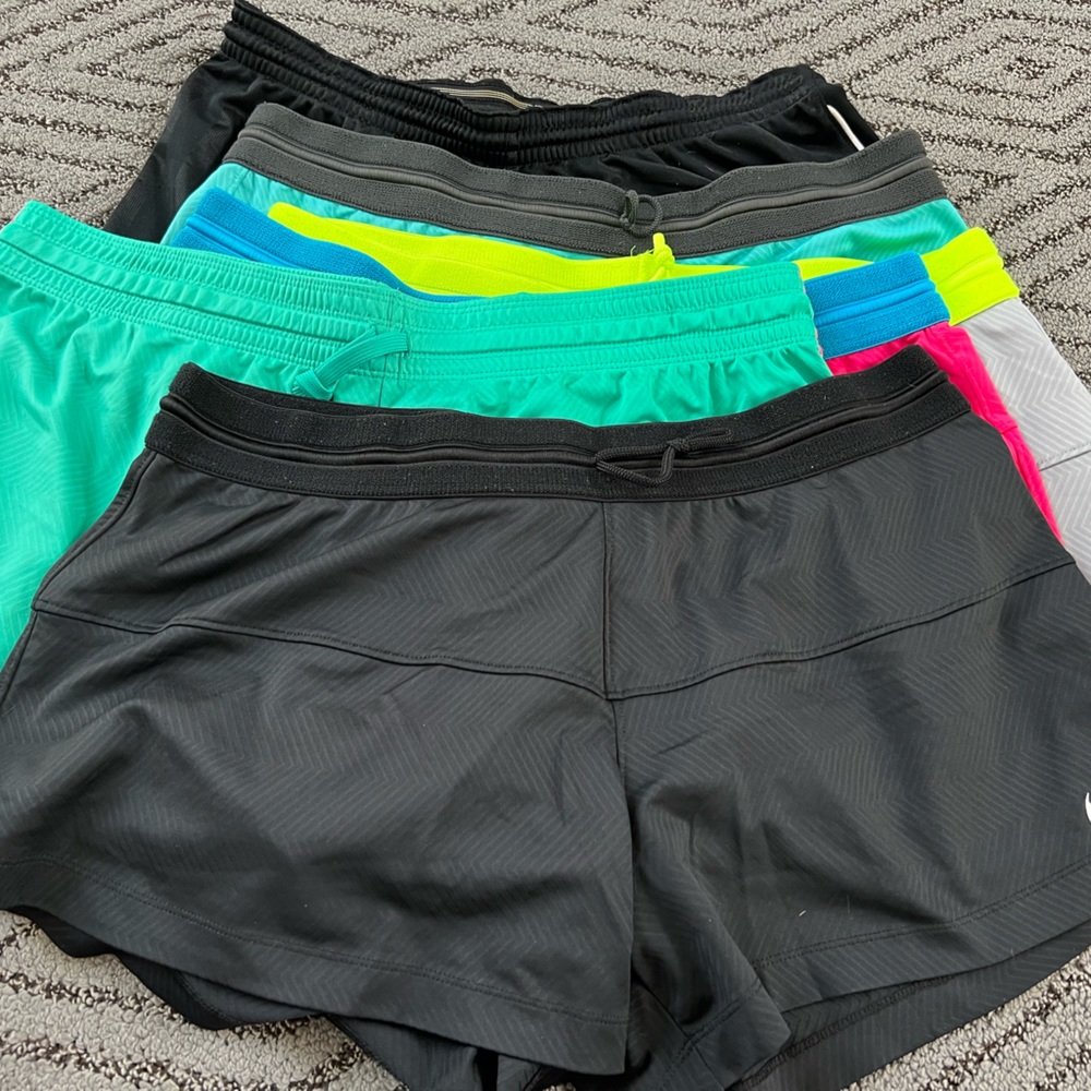 6 pairs of Nike Dri-fit athletic / soccer shorts XL